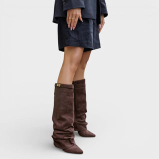 Ruched Pointed Toe