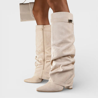 Ruched Pointed Toe
