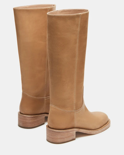 Golden Tan Leather Boots