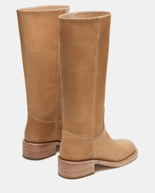 Golden Tan Leather Boots