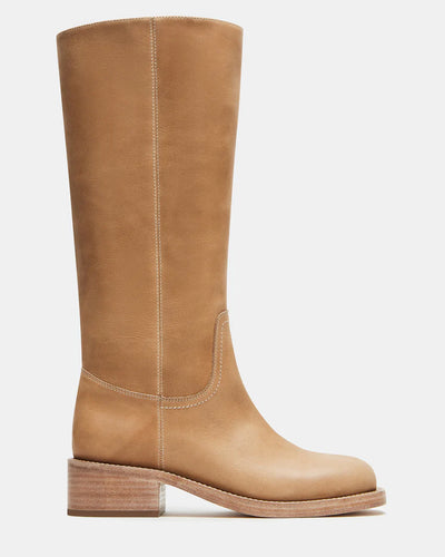 Golden Tan Leather Boots