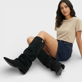 Ruched Pointed Toe