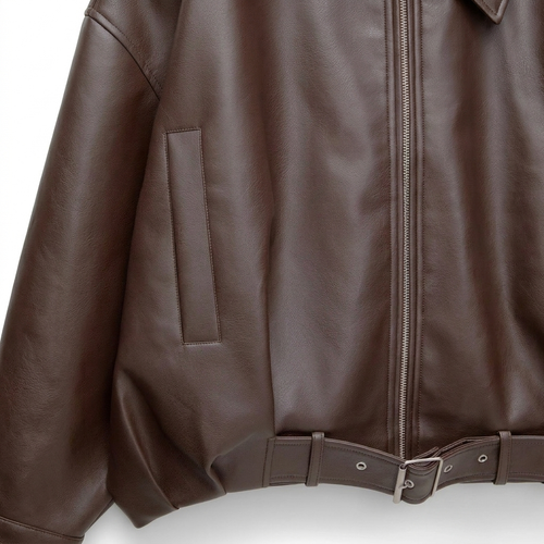 1980s Distressed Leather Jacket